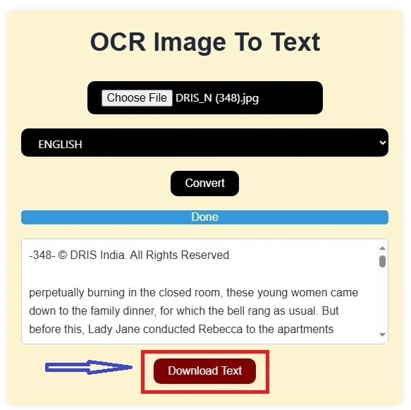 image to text download